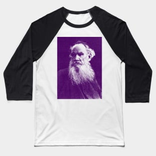 Leo Tolstoy Fanart Design Baseball T-Shirt